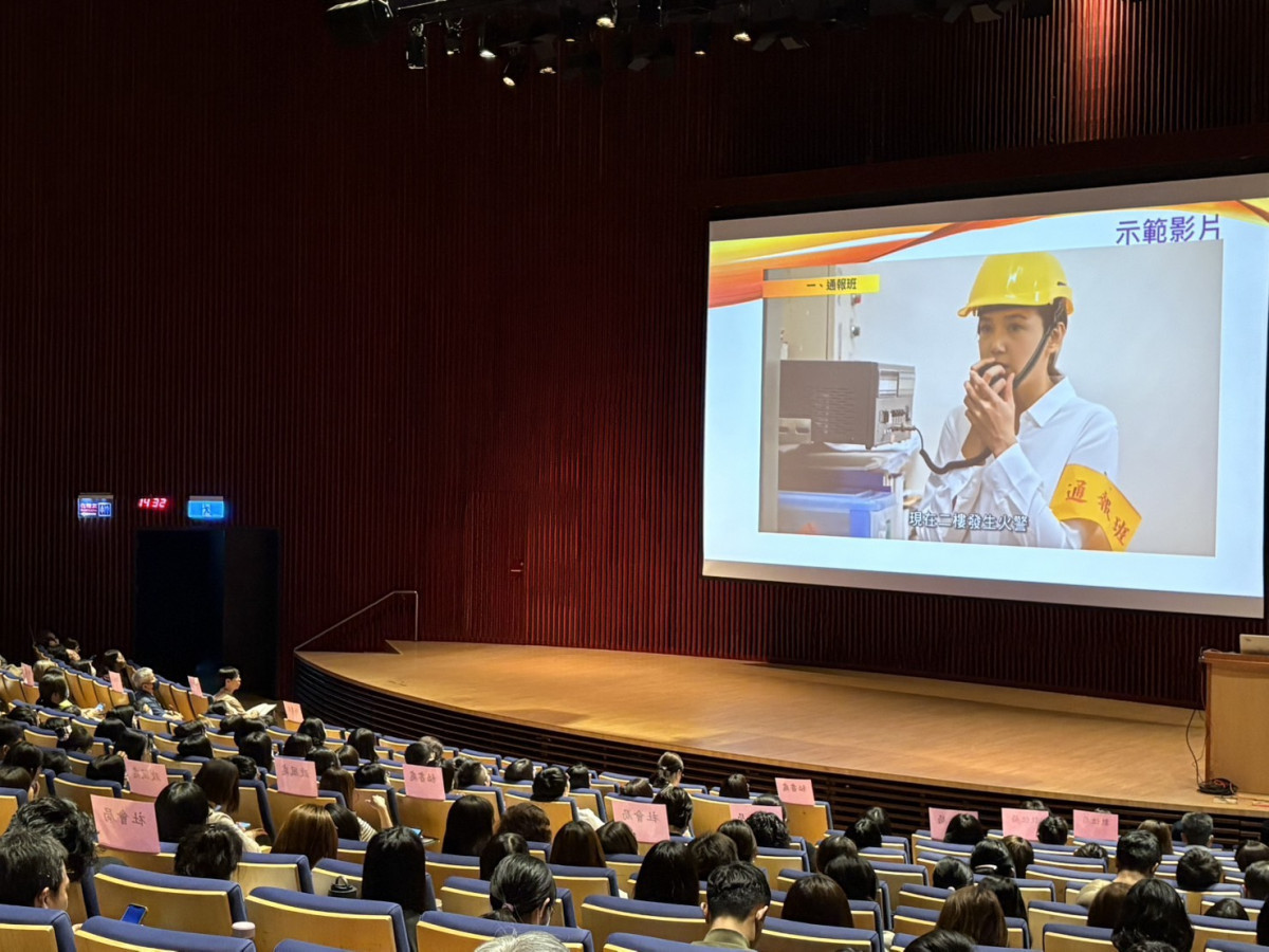 中市府秘書處強化防災應變量能　自衛消防演練結合AED及CPR訓練逾2,500人次參與
