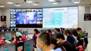 巴威颱風第二次工作會議。