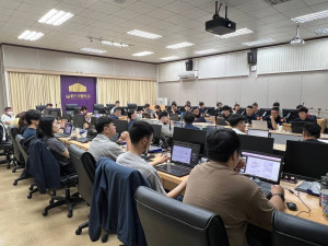 新竹市警察局舉辦「虛擬貨幣金流追蹤及偵辦要點」專業研習。