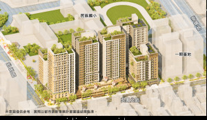 嘉義市「民族國小西側二期公辦都更」公開評選實施者案，由國城建設股份有限公司獲評為最優申請人／嘉義市府提供
