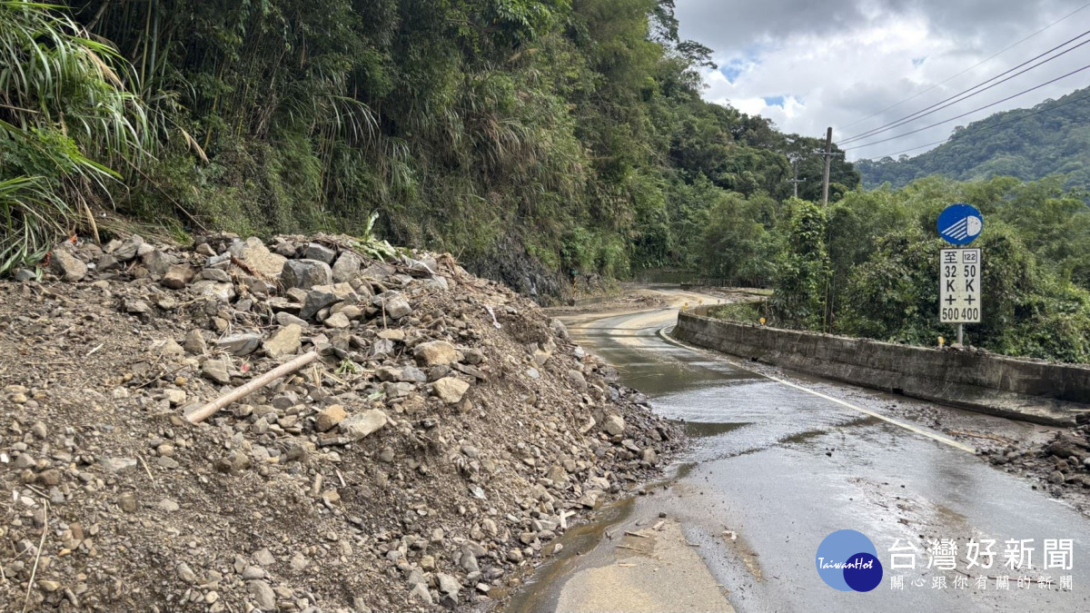 強降雨致原鄉山區道路受創　竹縣府全力恢復家園