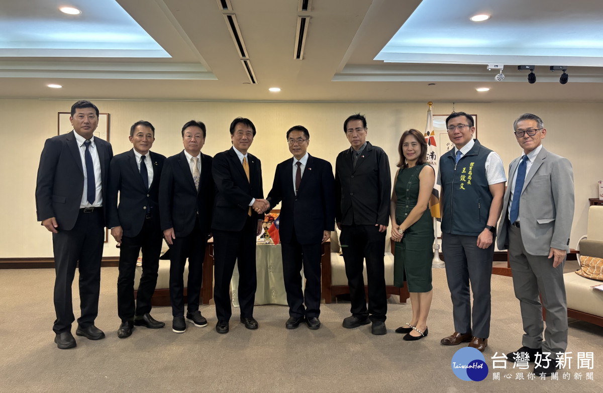 日本能美市訪團拜會　黃偉哲盼開展兩市友好交流
