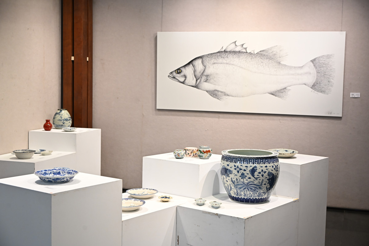 「游於線與器之間」聯展登場，200件作品交織收藏與藝術之美。圖／彰化縣政府提供