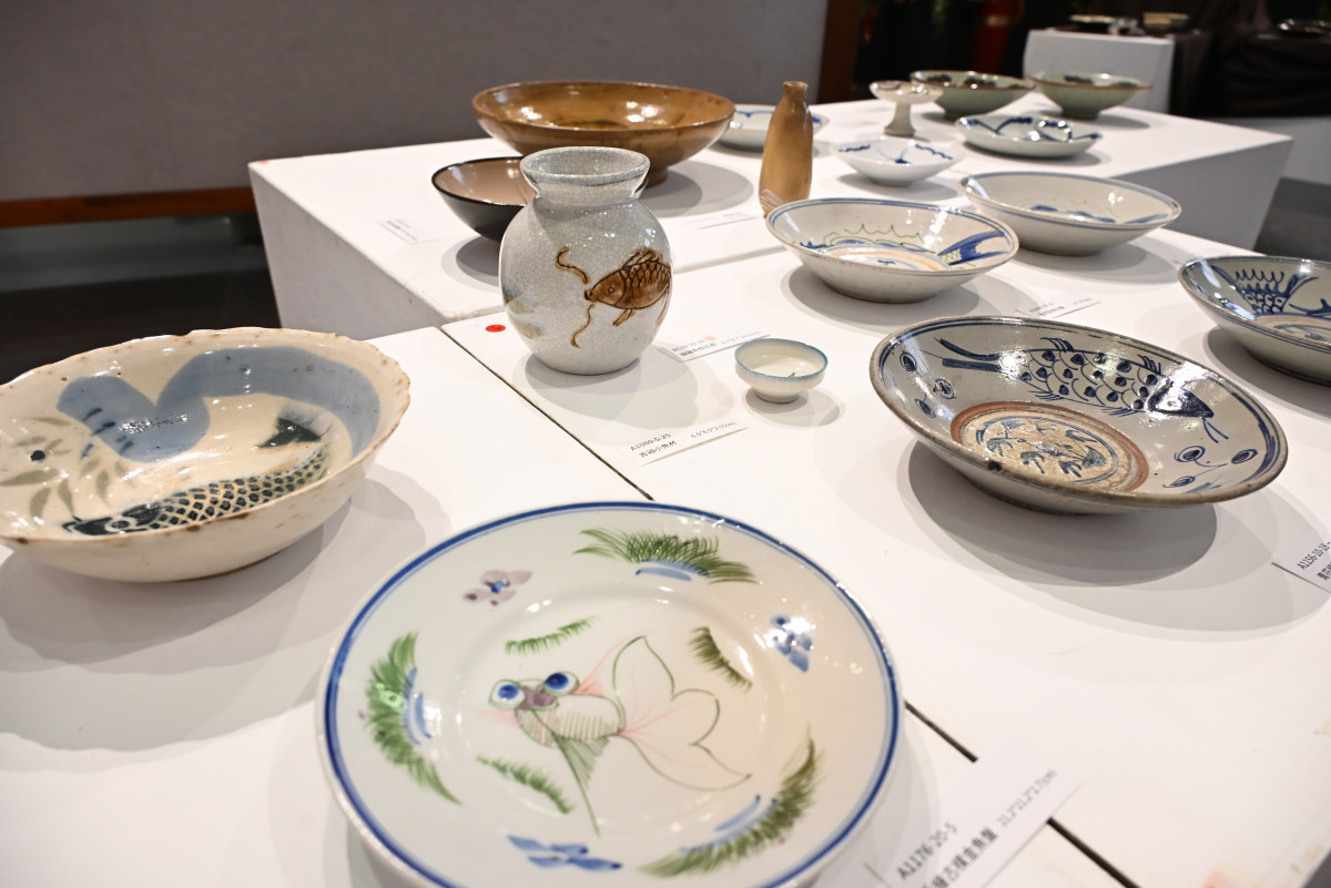 「游於線與器之間」聯展登場，200件作品交織收藏與藝術之美。圖／彰化縣政府提供