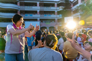 徐欣瑩提出增加2歲專班、公托與非營利幼兒園名額政見。