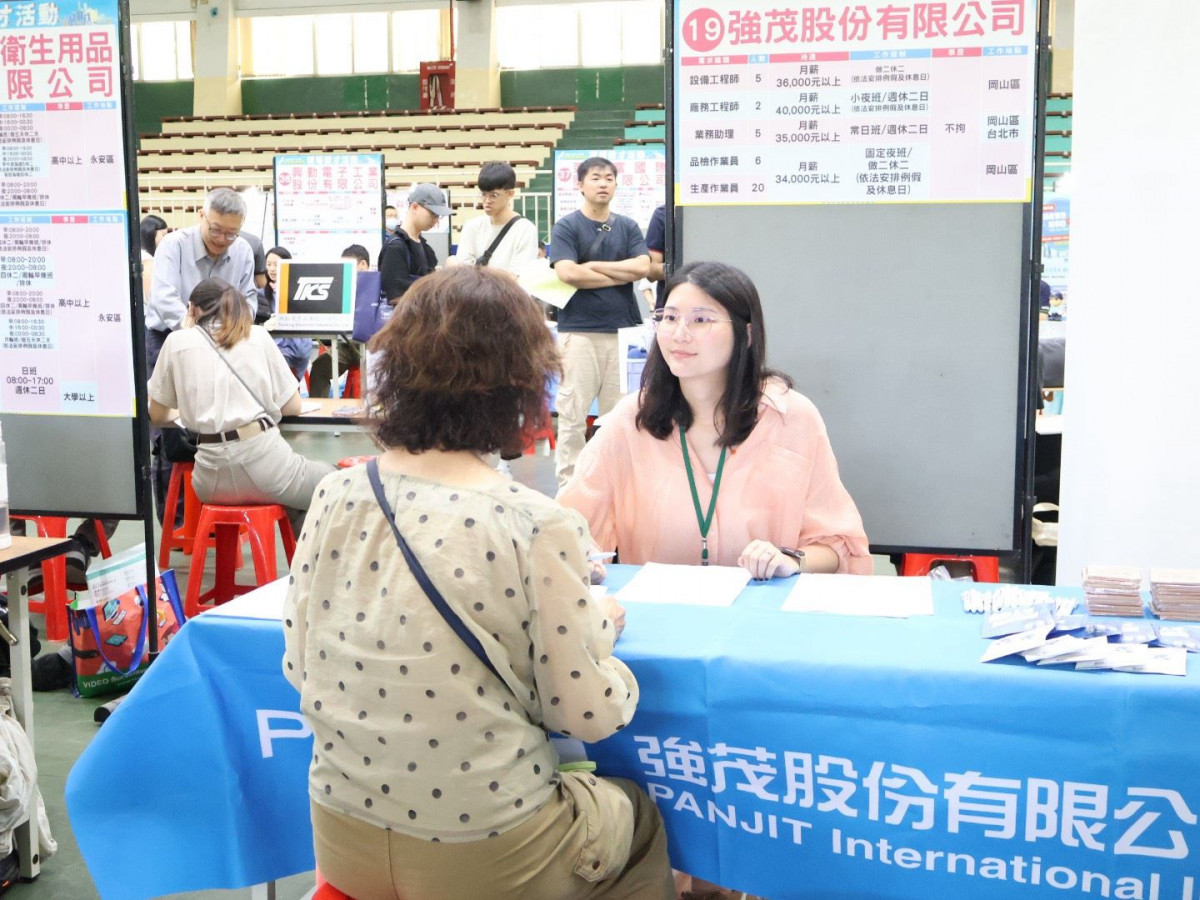 對接各產業求才熱潮　高市勞工局辦大型徵才活動助市民就業