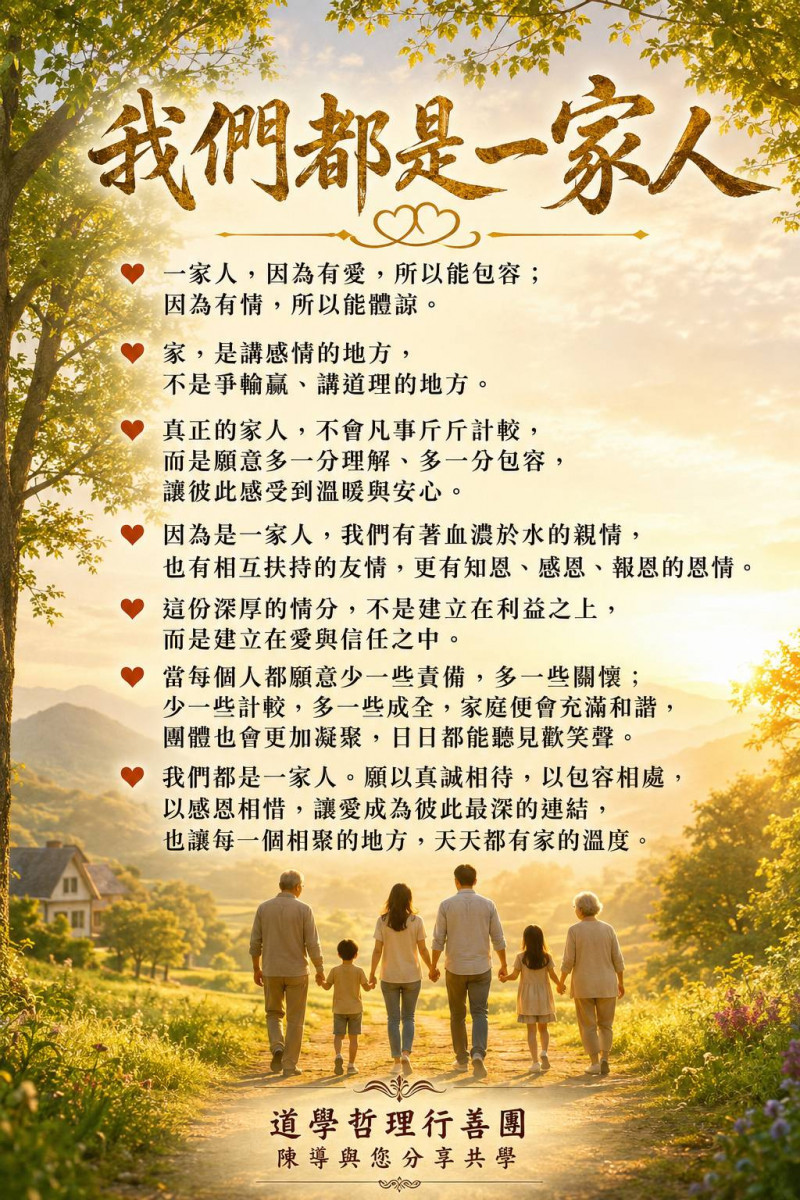 我們都是一家人