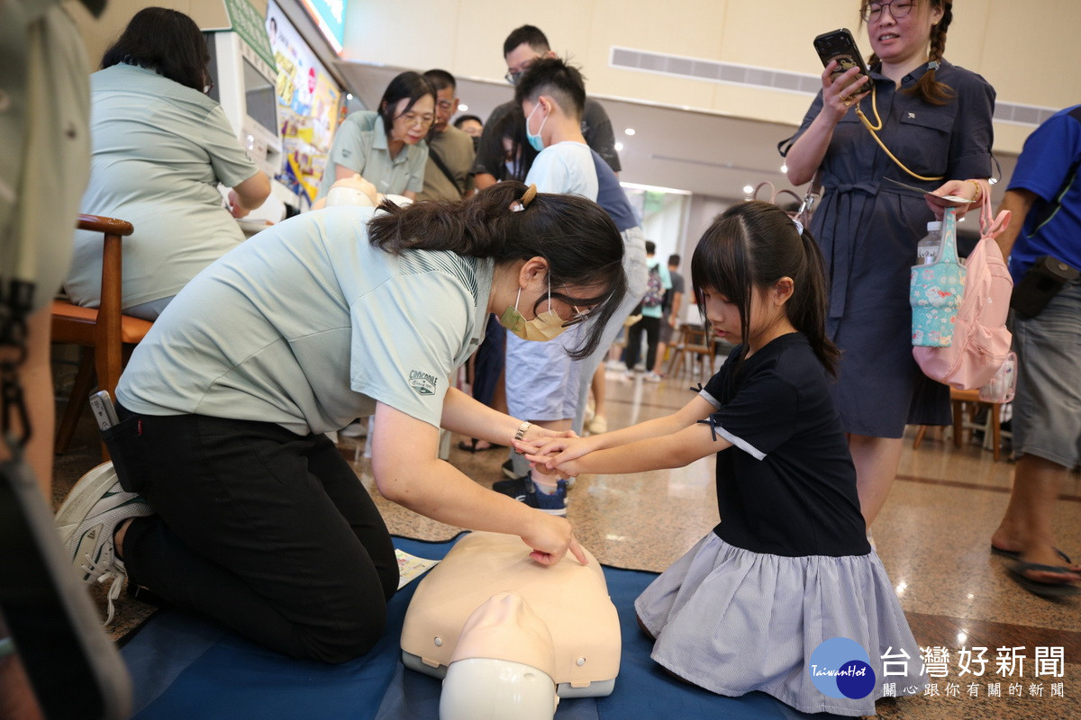 活動中有許多學習、闖關等活動。(竹秀提供)
