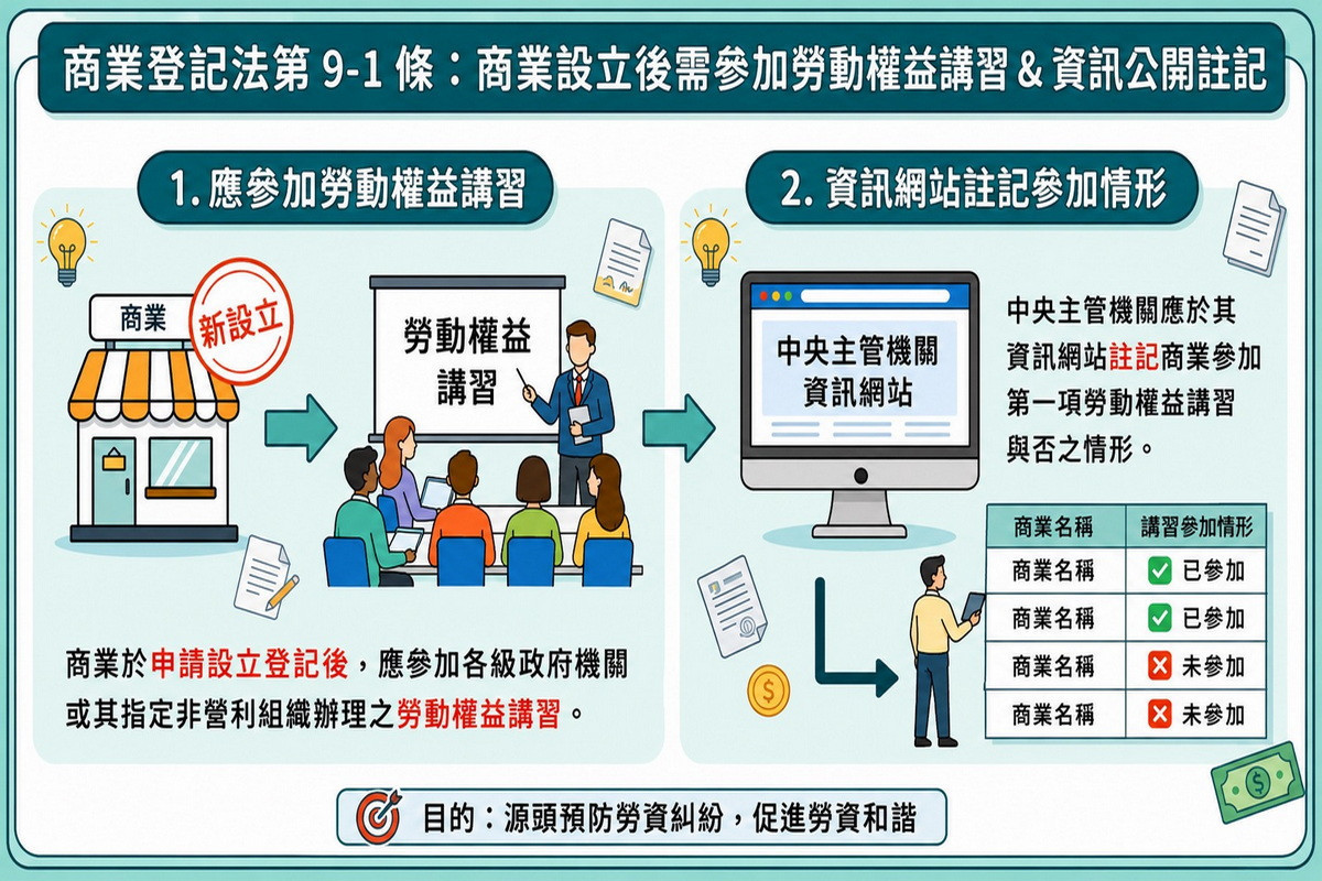 《公司法》與《商業登記法》修正案三讀通過,桃府經發局籲請準創業家提早做好準備。<br />