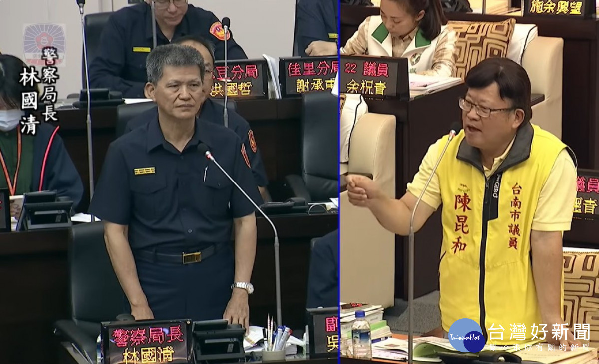 民眾關心交通亂象　南市議員陳昆和請警方加強宣導、執法、提高見警率