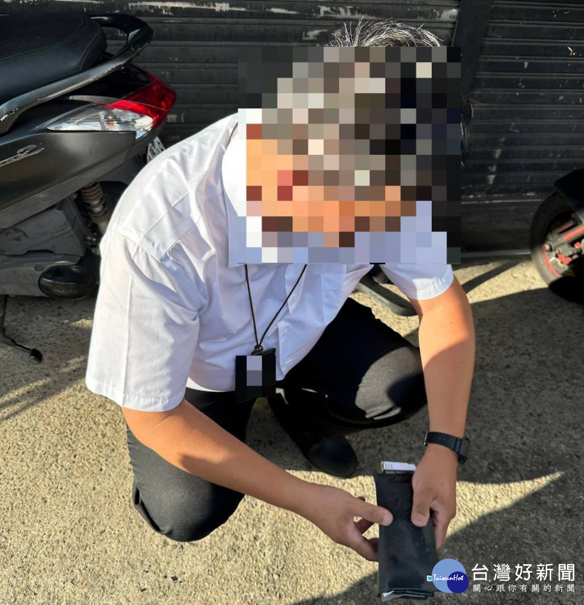 大園警分局獲報後迅速到場查獲高姓車手。