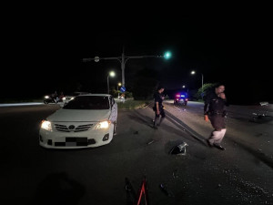 警方提醒用路人行經易肇事路段，應提高警覺，減速慢行。