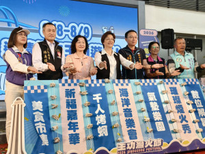 2026王功漁火節8月8、9日登場，玖壹壹、美秀集團陪您嗨翻王功。圖／記者鄧富珍攝