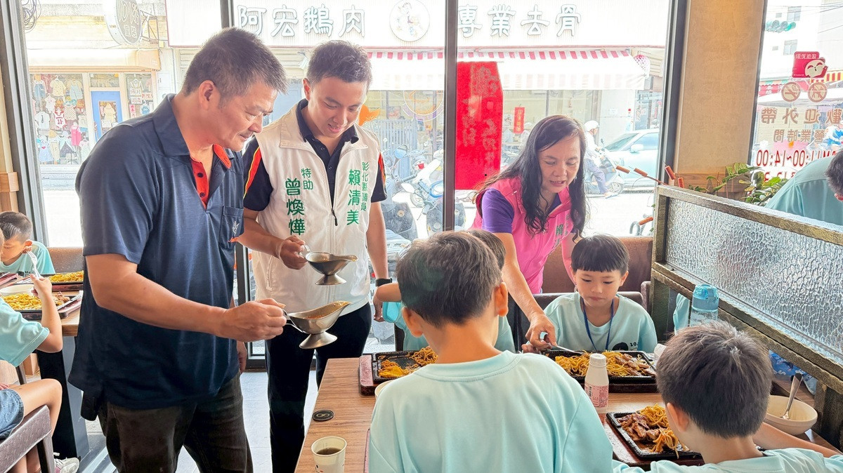 八大家具暖心延續第四年 招待家扶兒享用排餐,賴清美議員加碼贈送現採水果
