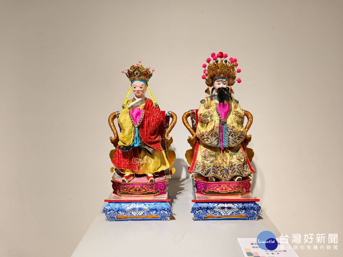 師徒對話展現工藝傳承新貌,匠心傳承工藝聯展彰化登場。圖/記者鄧富珍攝
