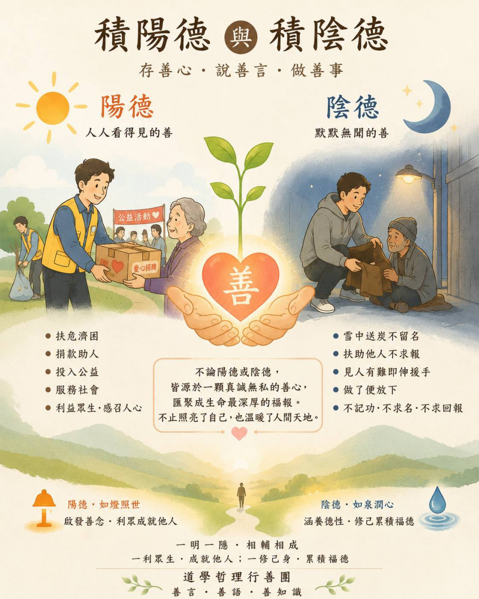 積陽德與積陰德