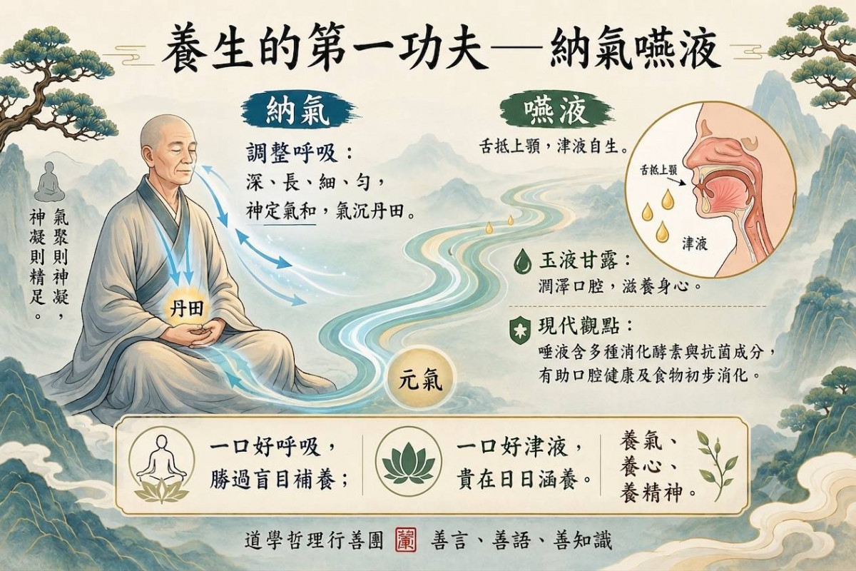 養生的第一功夫──納氣嚥液