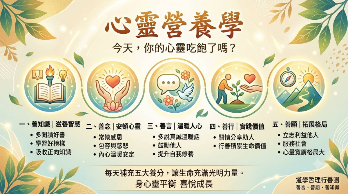 【心靈營養學】今天，你的心靈吃飽了嗎？