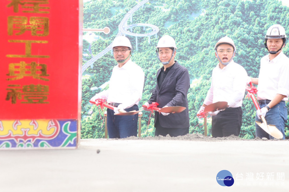 105市道高架環橋動土　打造林口八里產業新交通動脈