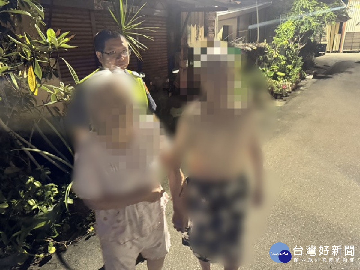 酷暑悶熱！老翁半夜外出納涼釀驚魂　太平警貼心護送返家