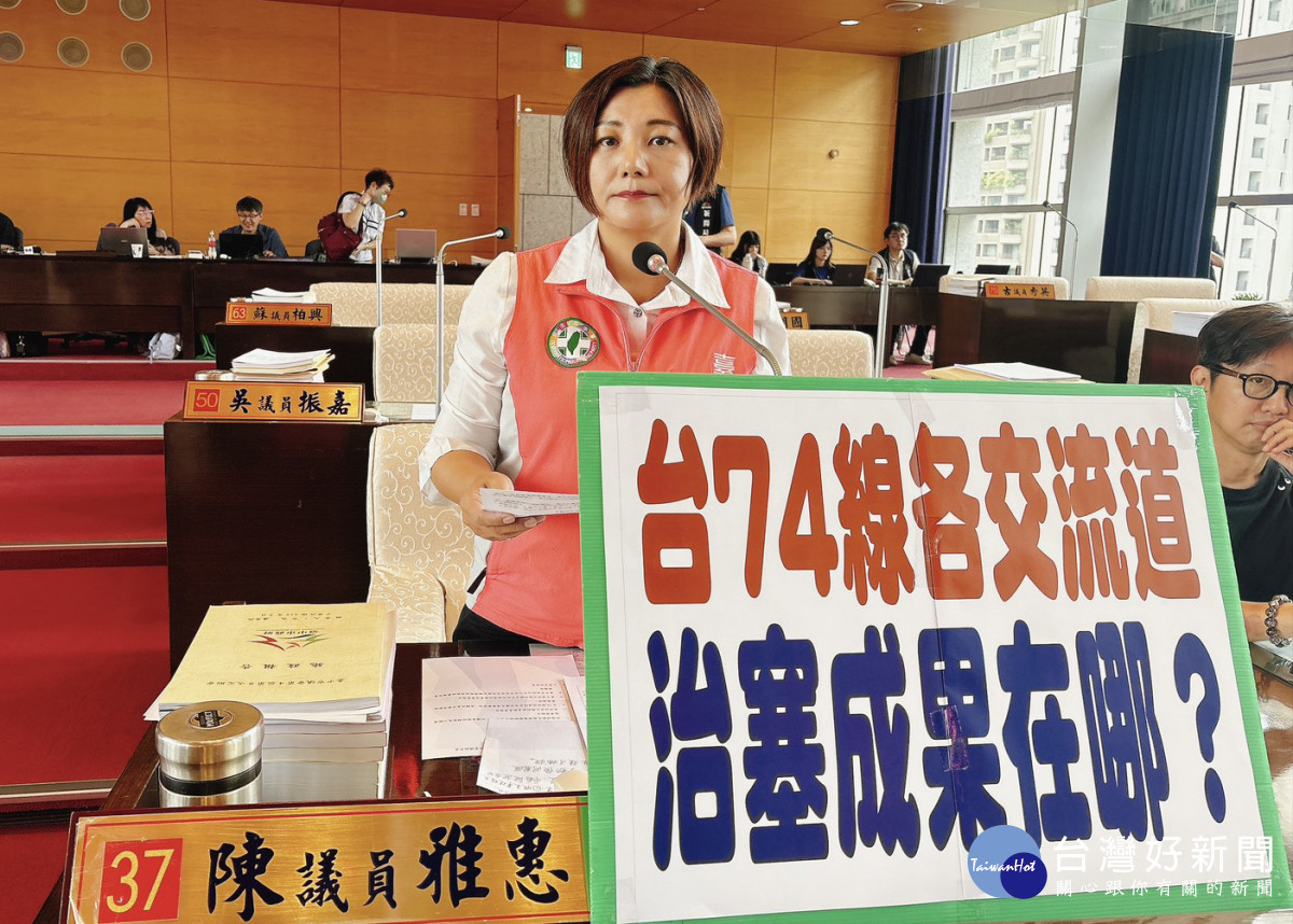 台74線交流道周邊壅塞　議員要求分流改善