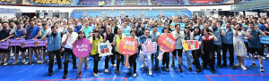 46隊、600多名公務員揮拍競技，彰化縣長盃桌球賽熱血開打。圖／彰化縣政府提供