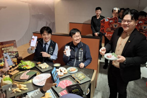 李善植局長、江俊龍主委挺台中鍋烤節