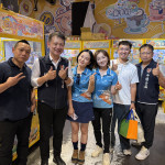 中壢警分局結合國際扶輪舉辦「反詐夾娃娃機競賽」，結合反詐騙宣導。