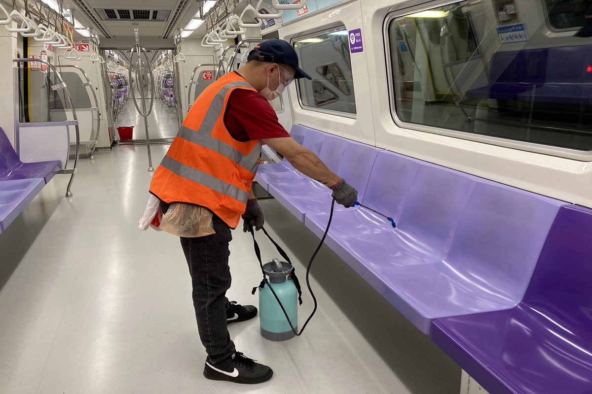 活動結束後，「寵物友善列車」隨即返回機廠進行全面清潔及消毒作業。