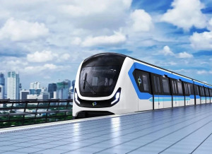 捷運藍線車廂示意 圖／台中市府提供