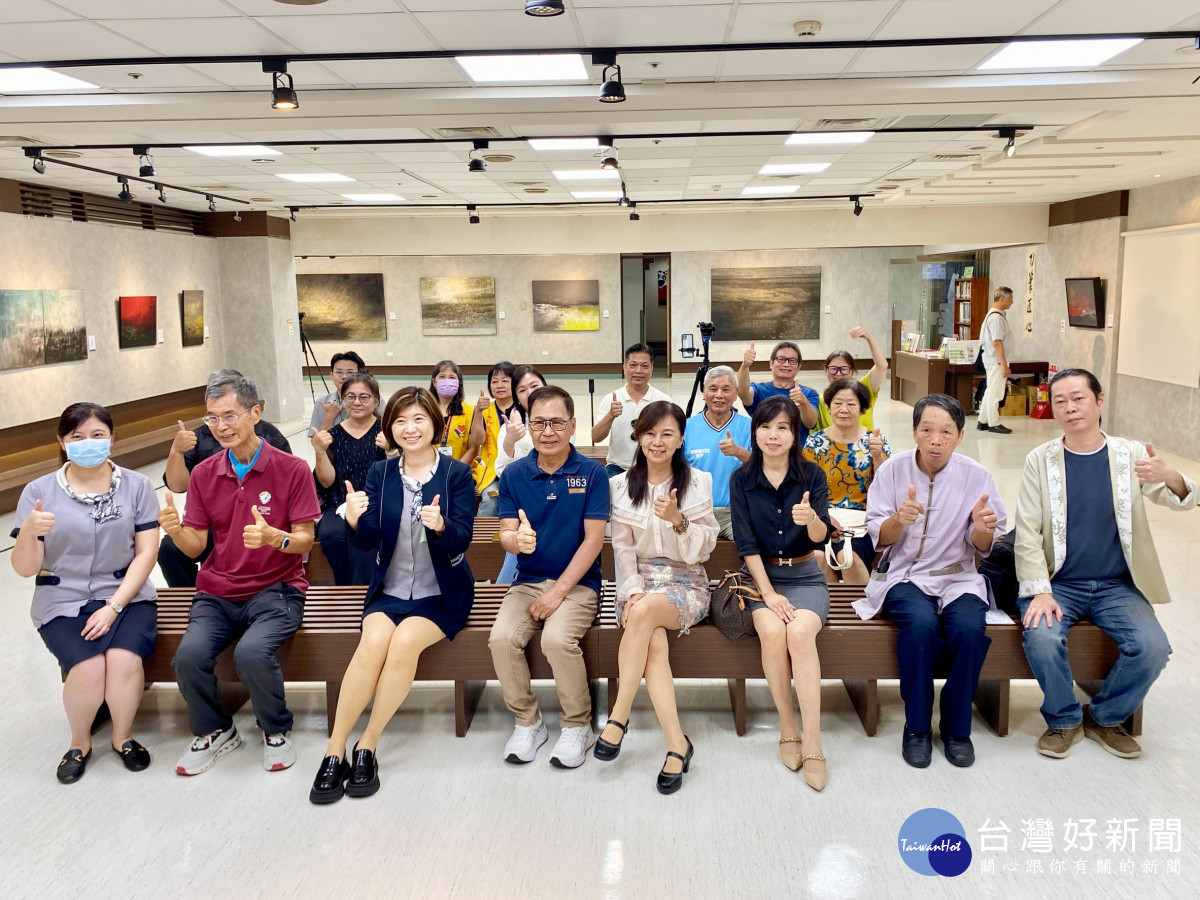彰濱秀傳20周年深耕人文藝術,瀰力村男當代繪畫個展登場。圖/秀傳提供