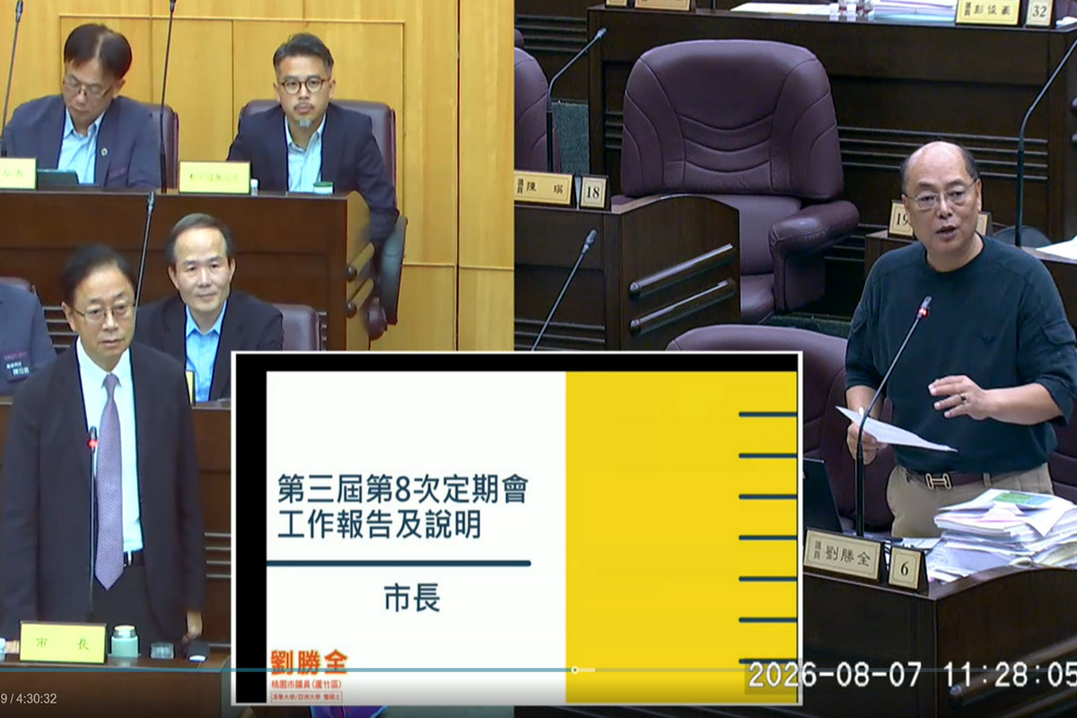 「三章一Q」難防毒油漏洞　桃議員劉勝全批食安機制未到位促市府落實「食安五環」