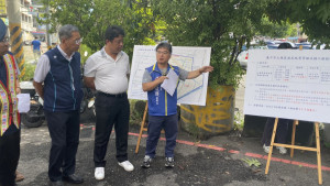 立委楊瓊瓔辦理「大雅區三和里港尾路、昌平路三段、建興路、雅潭路四段、義和路、仁和路等自來水管線汰換工程」說明會。