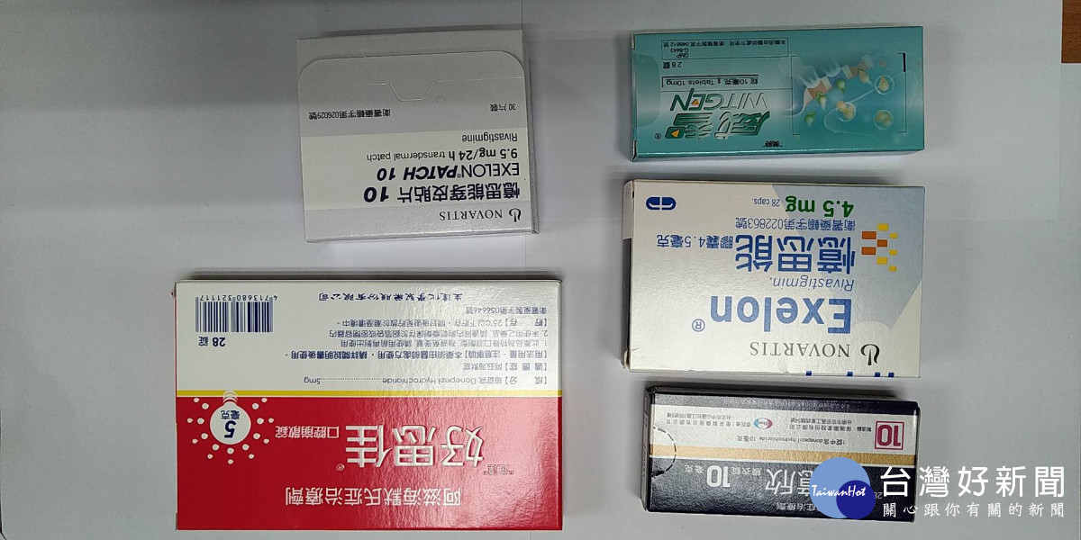 失智症治療藥物示意,提供不同病程患者多元治療選擇