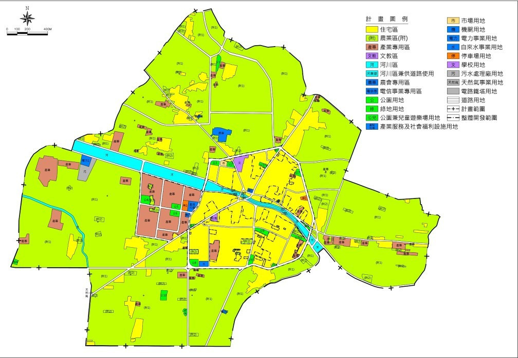 都市計畫圖。圖／彰化縣政府提供