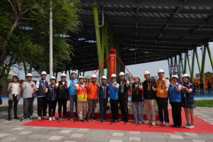 湖口鄉公所舉辦「達生路人行道步道工程開工動土典禮」。