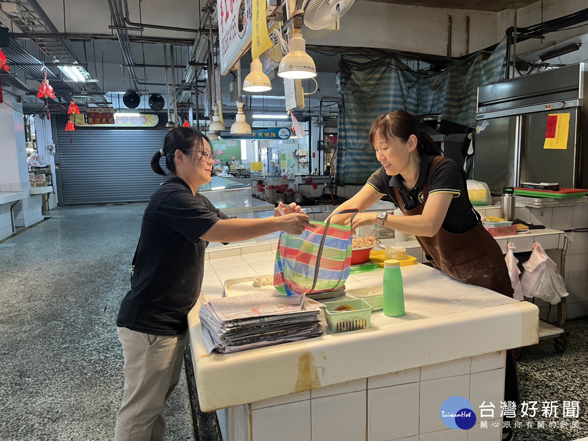 臺南4大示範市場推「環保新時『袋』」　自備購物袋消費享優惠