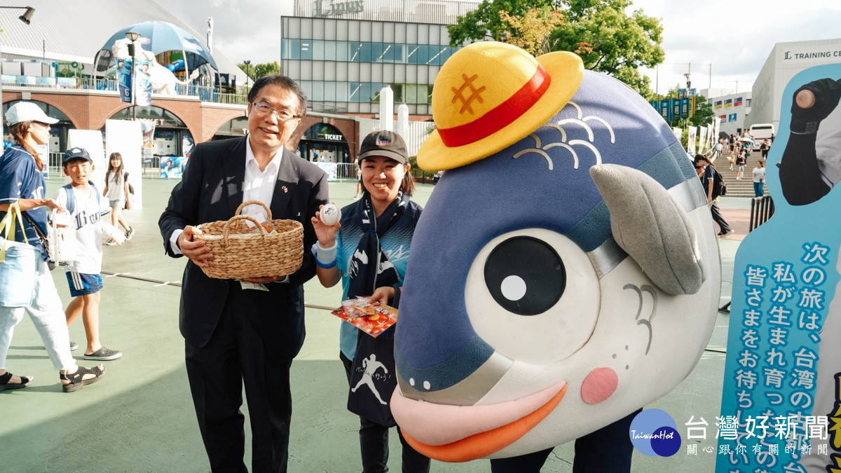 Belluna巨蛋臺南觀光日　黃偉哲登上日本職棒舞臺