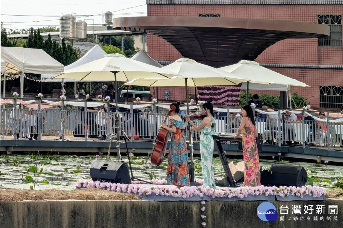 2026桃園蓮花季中的「荷你漫時－夏日蓮花午茶」登場。