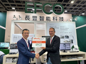 EFCO CEO Bryan Lin與 congatec CEO Dr Dominik Ressing 對雙方深化合作夥伴關係充滿期待。