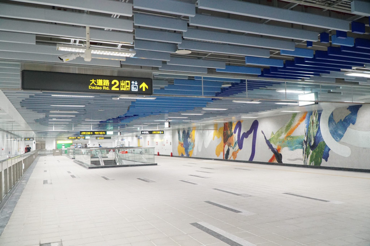 台北捷運信義線東延段廣慈/奉天宮站。(圖/台北大眾捷運股份有限公司)