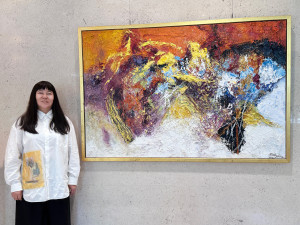 日月千禧舉辦Emily LIU 劉白雪「豐景長流」個展。圖/業者提供