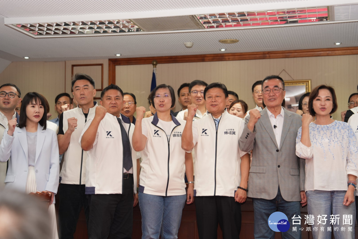 國民黨團立委齊聚共同造勢。