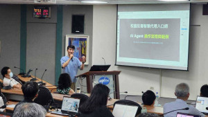 暑假期間，敏實科大全體教職員固定舉行 AI Agent 應用例會。