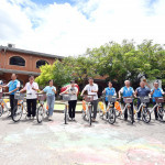 苗栗YouBike完成18鄉鎮拼圖　鍾東錦率鄉鎮長啟用新站宣告綠色交通新里程