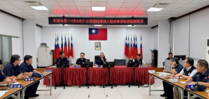 局長廖恆裕於勤前教育時表示，毒駕及打詐仍是當前重點工作。
