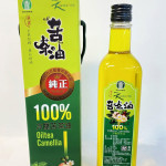 南投縣農會苦茶油也傳苯駢芘超標急追下游廠。（衛生局提供）