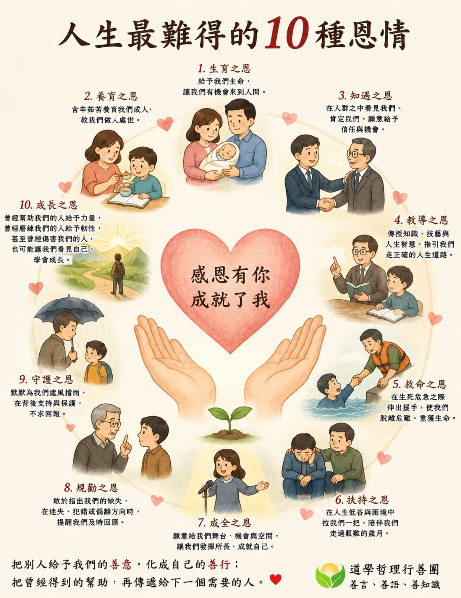人生最難得的10種恩情