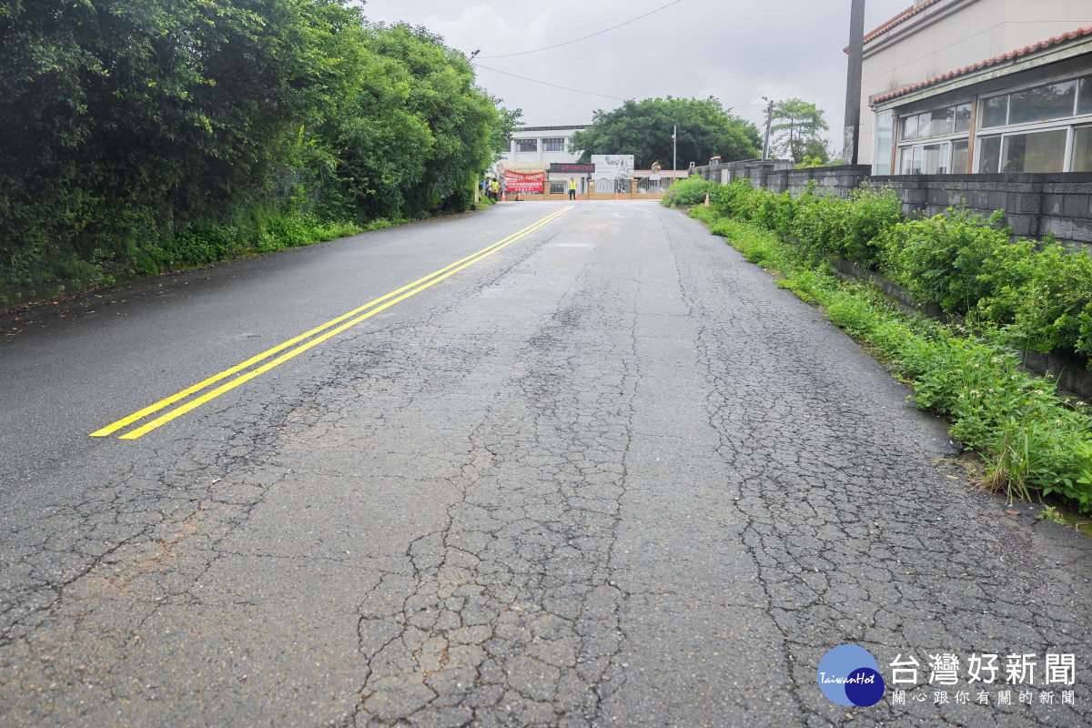 陽光山林社區道路現況。