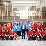 縣長楊文科與工務處、教育局等單位，前往文興國小視察。